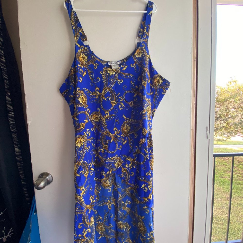 CAREN SPORT Plus Size Women s Asymmetrical Sleeveless Dress (3X)